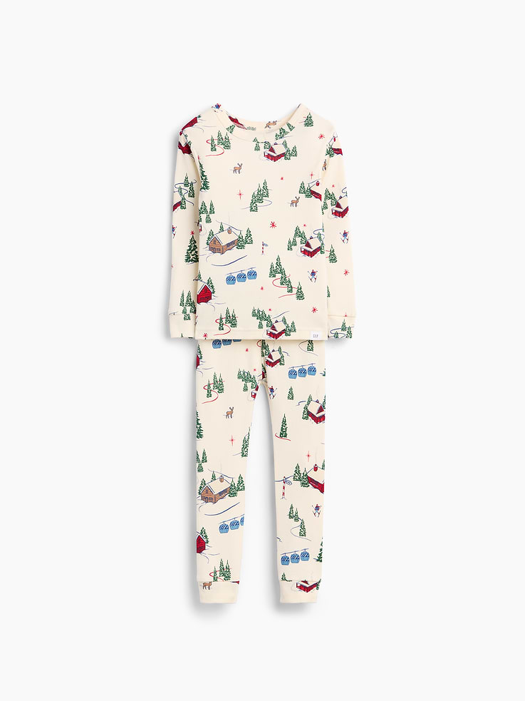 Image 4 of 4, Kids & Baby Organic Brushed Cotton PJ Set