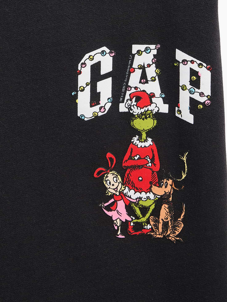 Image 2 of 3, GapKids How the Grinch Stole Christmas Relaxed Straight-Leg Sweatpants