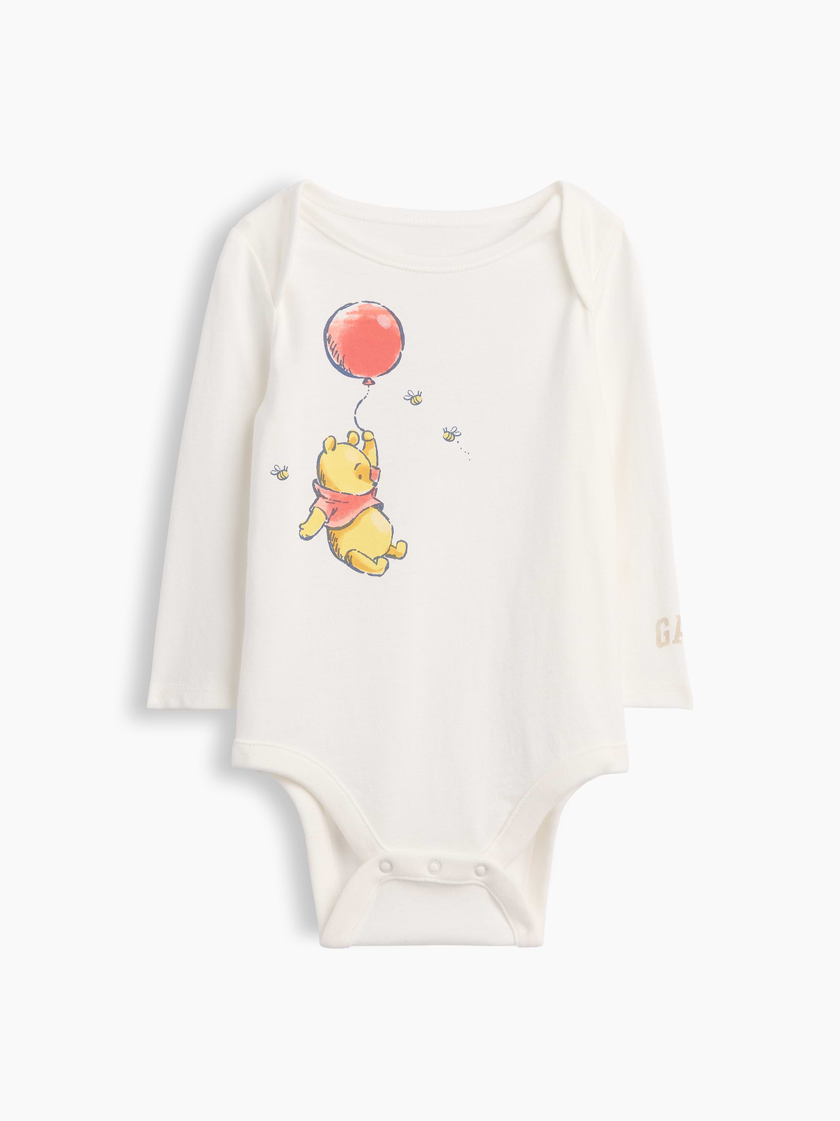 Baby Winnie The Pooh Organic Cotton Bodysuit