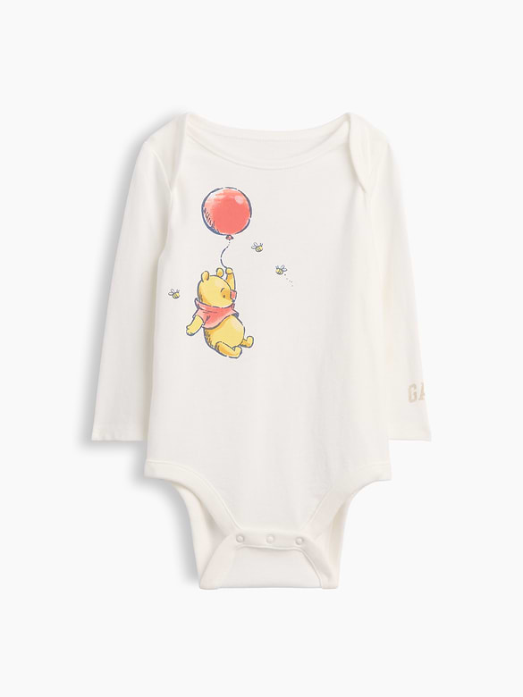 Baby Winnie The Pooh Organic Cotton Bodysuit