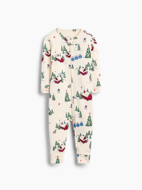 Baby & Toddler Organic Cotton Print One-Piece