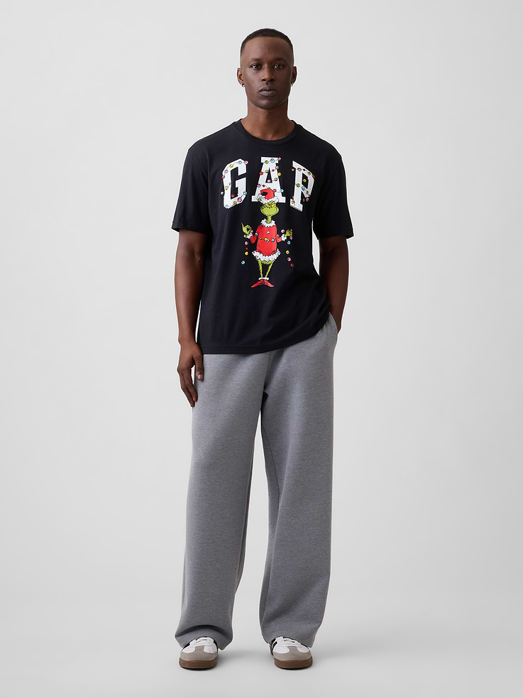 Image 3 of 5, How the Grinch Stole Christmas Everyday Soft Relaxed Gap Logo T-Shirt