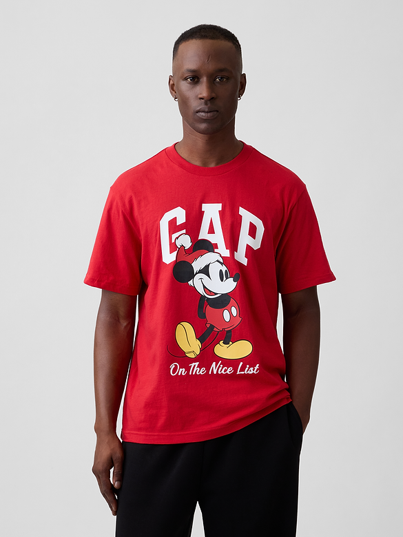 Gap × Disney Mickey Mouse Relaxed Logo T-Shirt