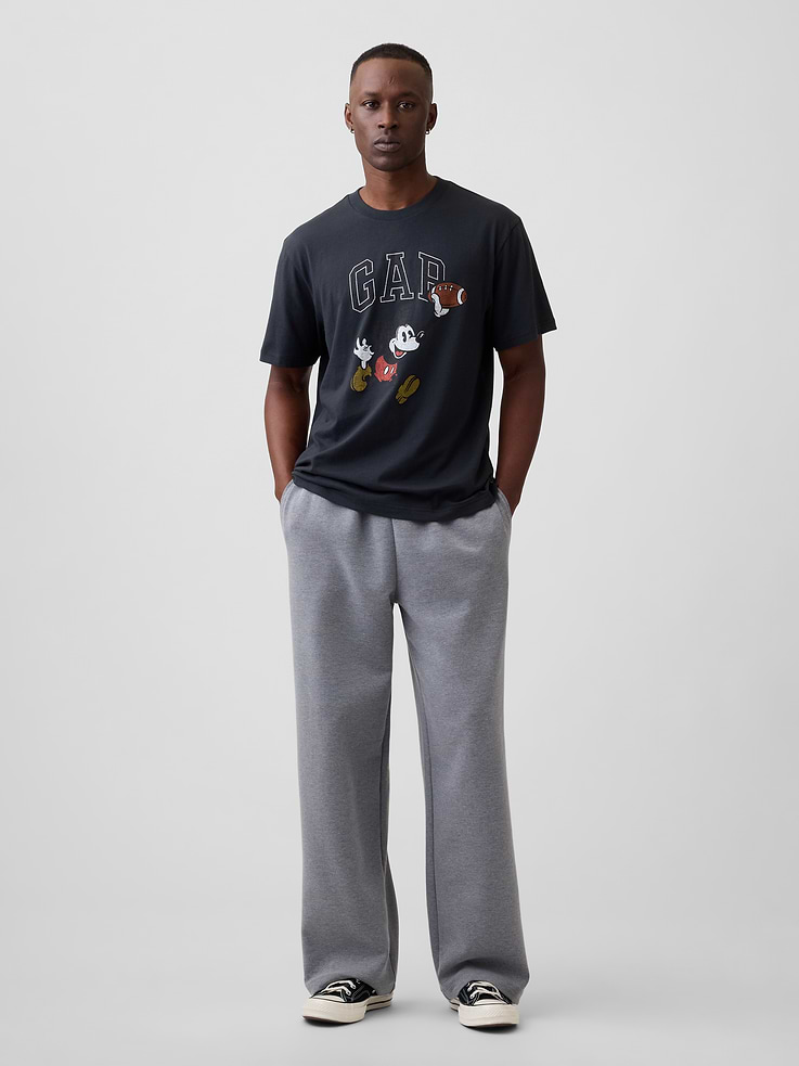 Image 3 of 5, Gap × Disney Mickey Mouse Everyday Soft Relaxed Logo T-Shirt