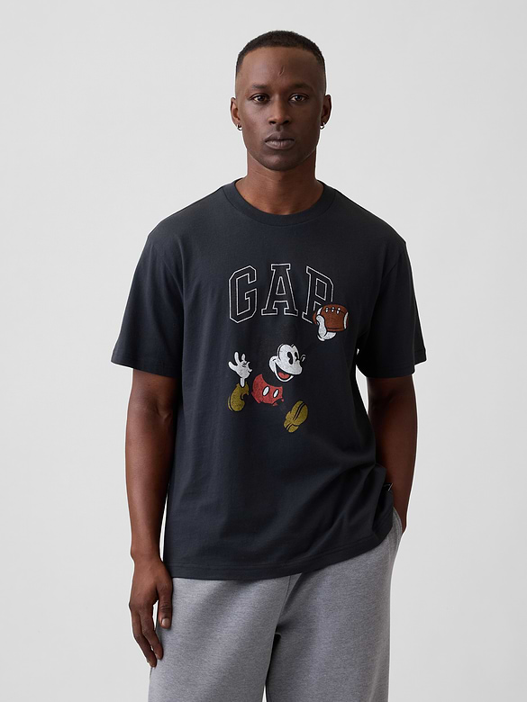 Gap × Disney Mickey Mouse Everyday Soft Relaxed Logo T-Shirt