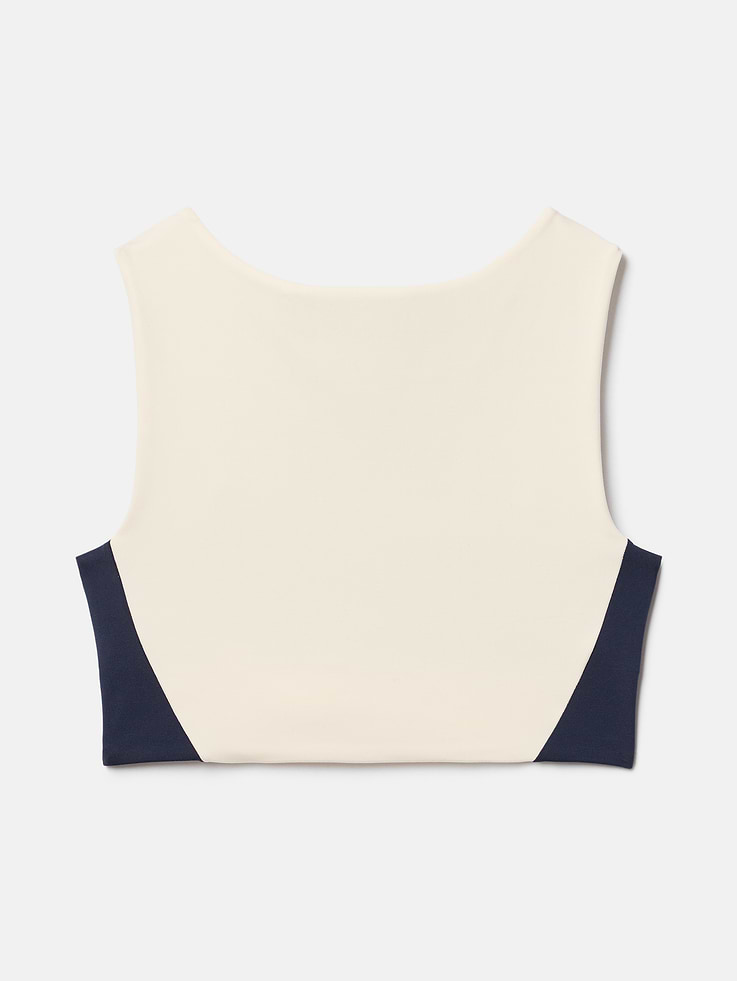 Image 4 of 4, Transcend Low Back Longline Bra A-C
