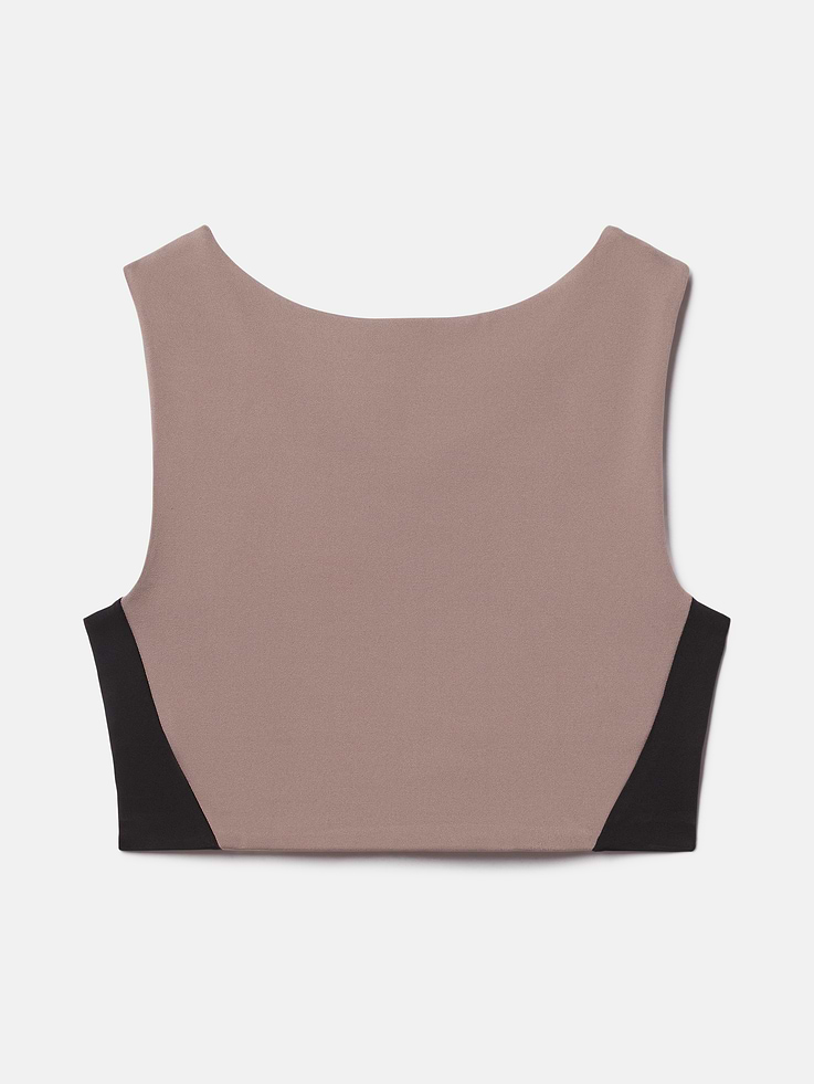 Image 4 of 4, Transcend Low Back Longline Bra A-C
