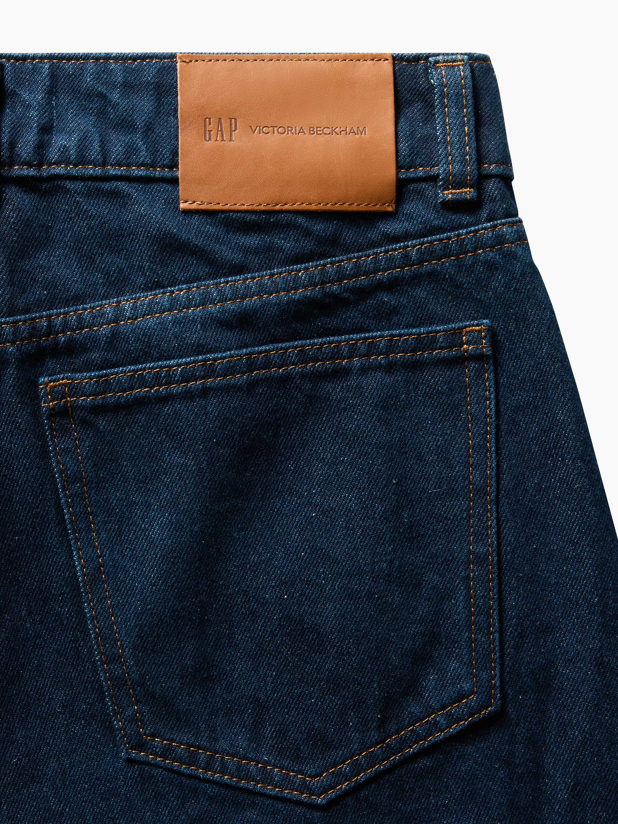 Image 8 of 9, Gap × Victoria Beckham High Rise Straight Jeans, Cardmember Early Access