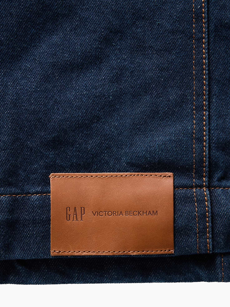 Image 8 of 9, Gap × Victoria Beckham Denim Shirt Jacket, Cardmember Early Access