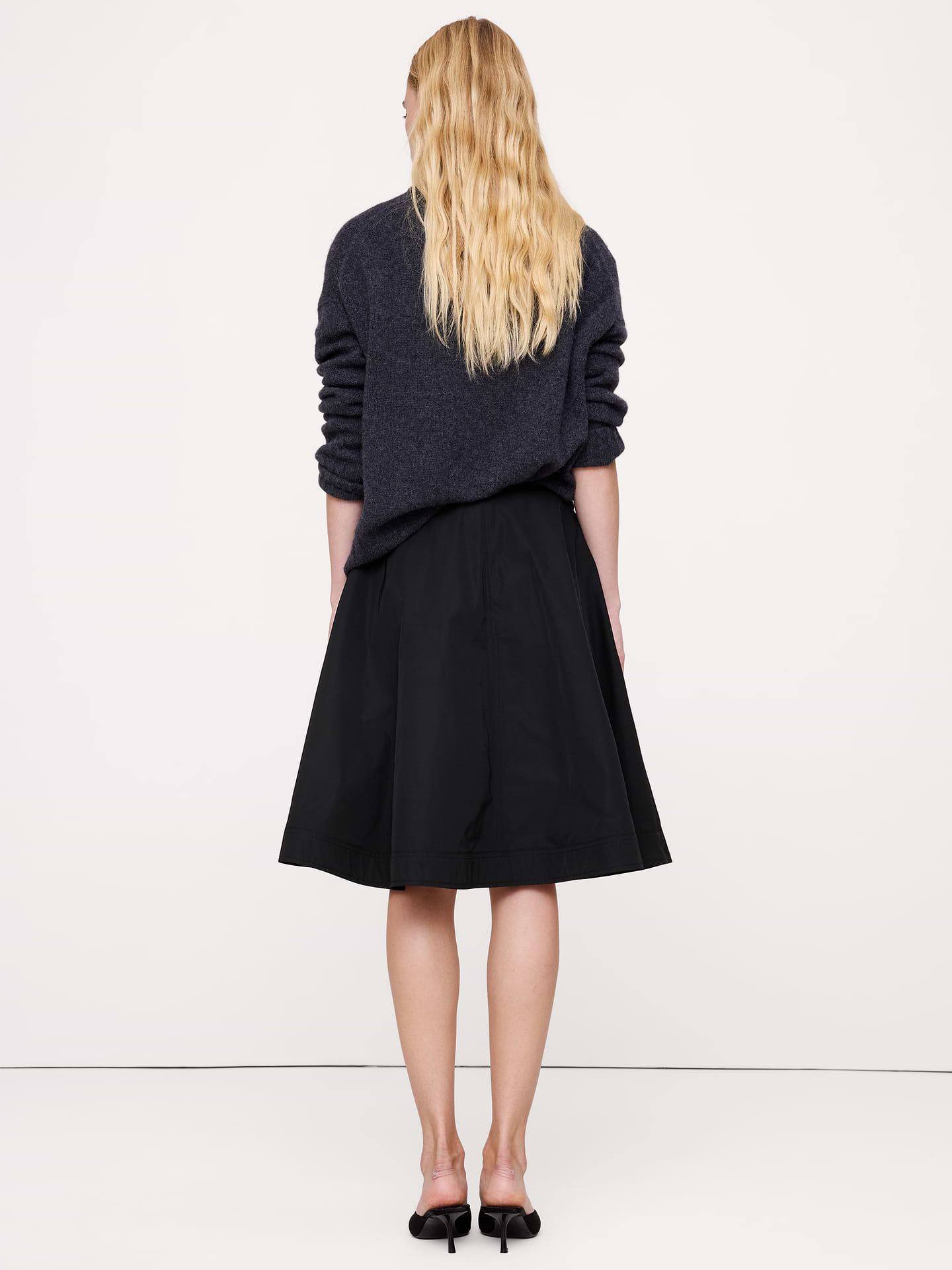 Image 3 of 4, Taffeta Circle Skirt
