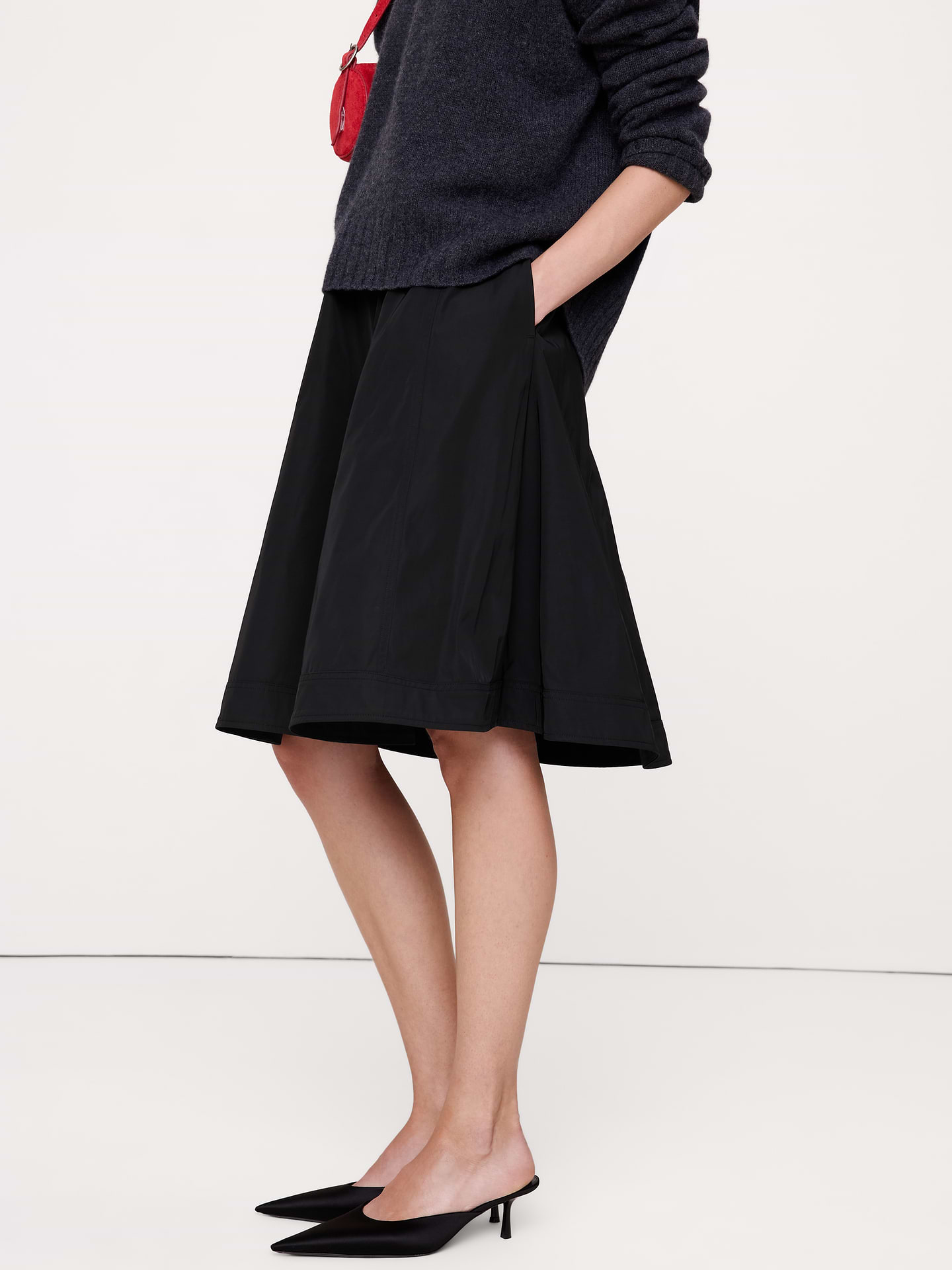 Image 4 of 4, Taffeta Circle Skirt