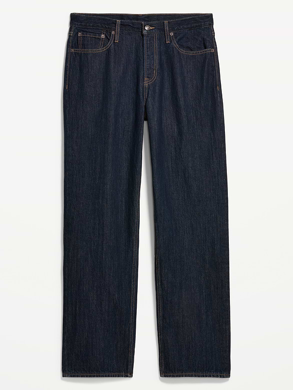 90s Loose Flannel-Lined Jeans