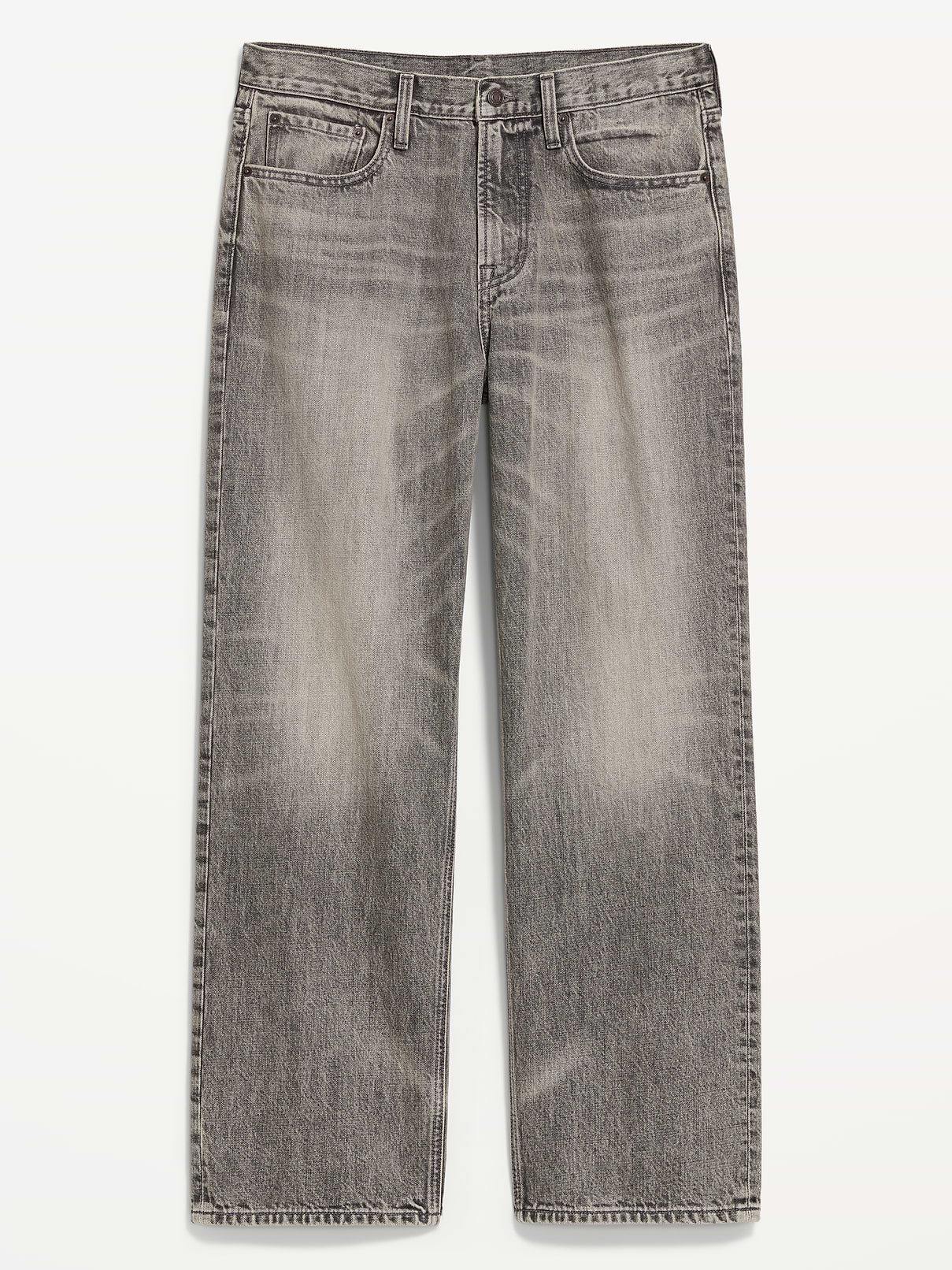 Image 1 of 3, Roomy from hip to ankle, with puddling at the foot., zip fly, front scoop pockets, back patch pockets, Product #1181457