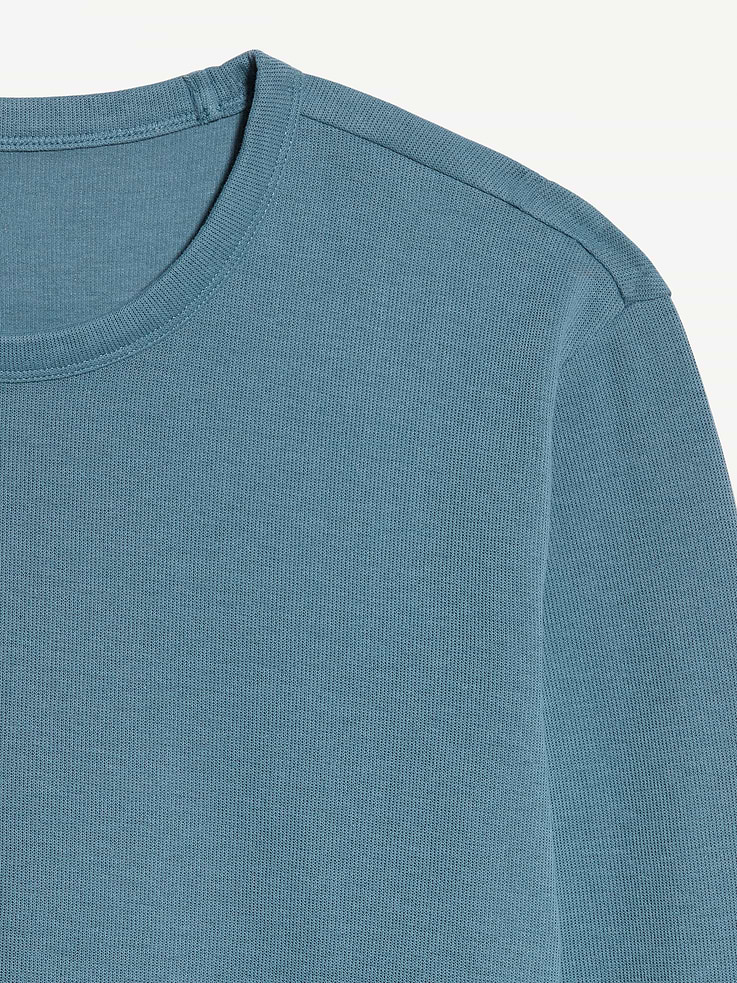 Image 3 of 3, Long-Sleeve Ribbed T-Shirt