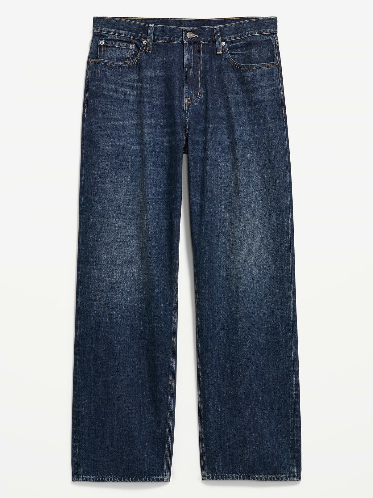 Image 1 of 3, Roomy from hip to ankle, with puddling at the foot., zip fly, front scoop pockets, back patch pockets, Product #1182180
