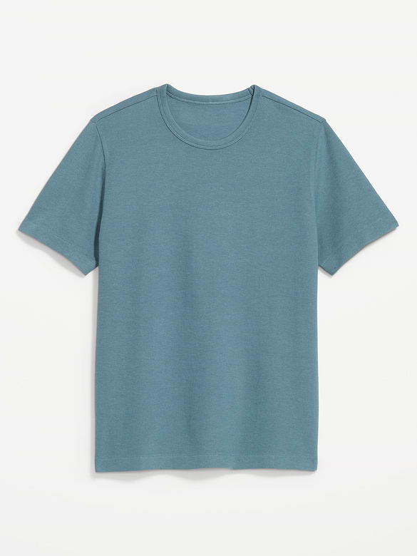 Short-Sleeve Ribbed T-Shirt