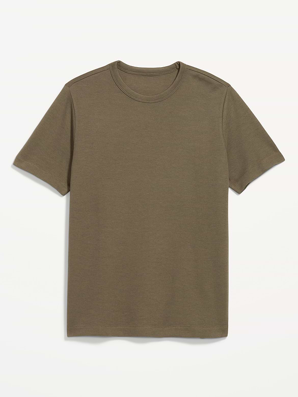 Short-Sleeve Ribbed T-Shirt