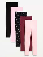 Image 2 of 2, Leggings 5-Pack for Girls