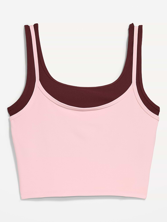 PowerSoft Layered Longline Bra