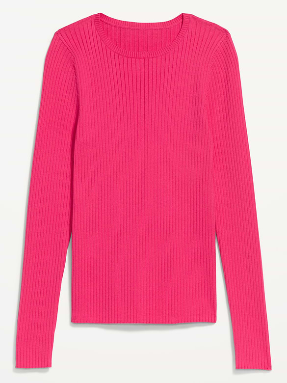 SoSoft Lite Crew-Neck Long-Sleeve Ribbed Sweater