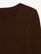 Image 3 of 3, SoSoft Lite Crew-Neck Long-Sleeve Ribbed Sweater