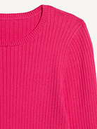 Image 3 of 3, SoSoft Lite Crew-Neck Long-Sleeve Ribbed Sweater