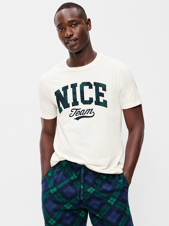Crew-Neck Graphic T-Shirt