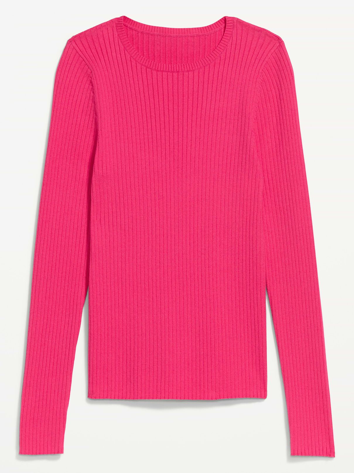 Image 2 of 3, SoSoft Lite Crew-Neck Long-Sleeve Ribbed Sweater
