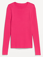 Image 2 of 3, SoSoft Lite Crew-Neck Long-Sleeve Ribbed Sweater