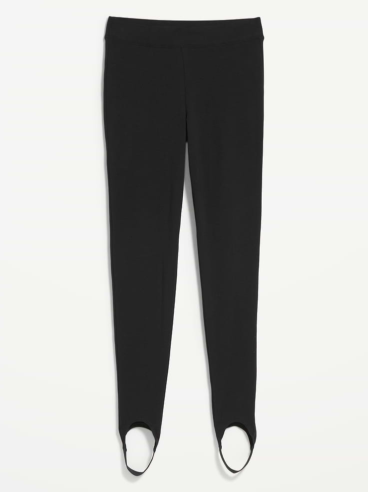 Image 1 of 4, elasticized waist, pull-on style, stirrup ankle straps at cuffs, Product #906115