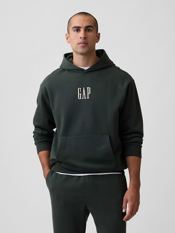Adult Vintage Soft Oversized Gap Mini-Logo Hoodie