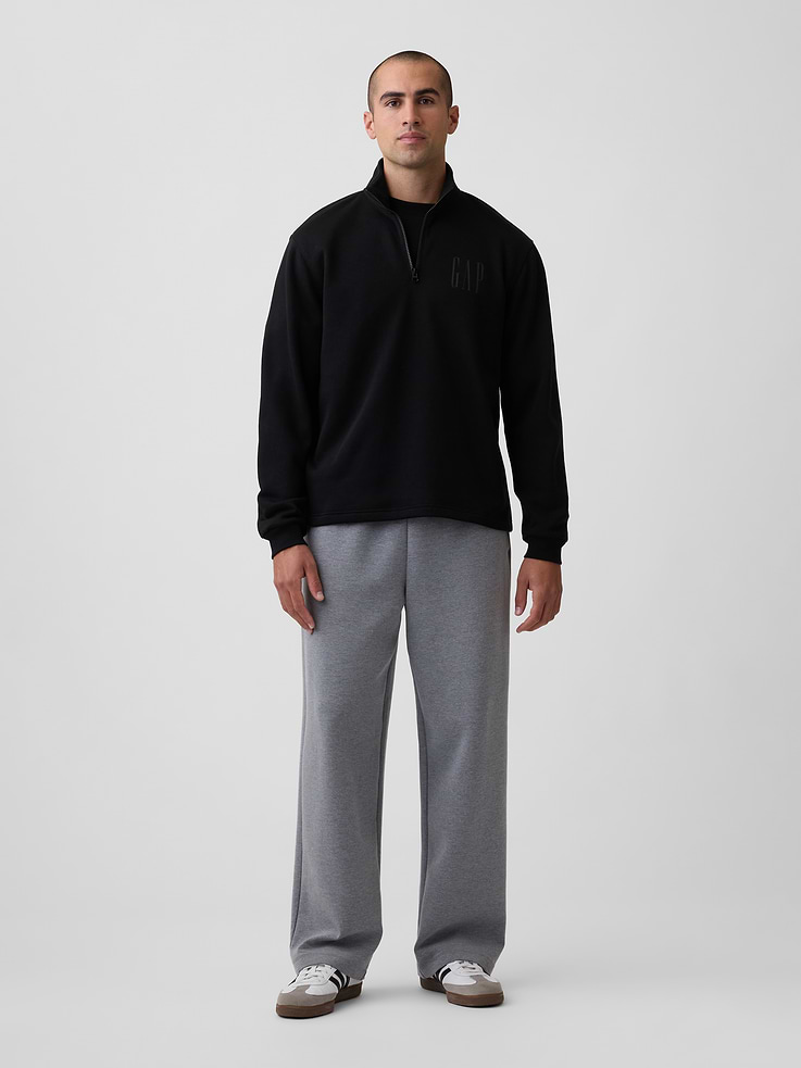 Image 3 of 4, Relaxed Quarter-Zip Sweatshirt