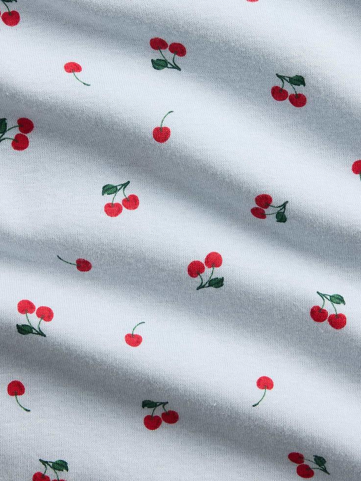 Image 4 of 4, Kids Organic Brushed Cotton Print PJ Set