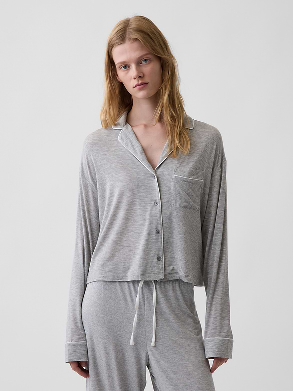 Haut de pyjama court en modal PureDouceur