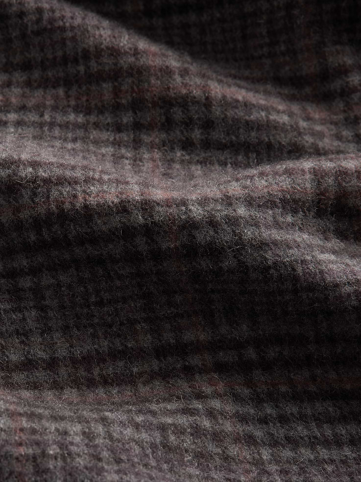 Image 3 of 3, Wool-Blend Fringe Scarf