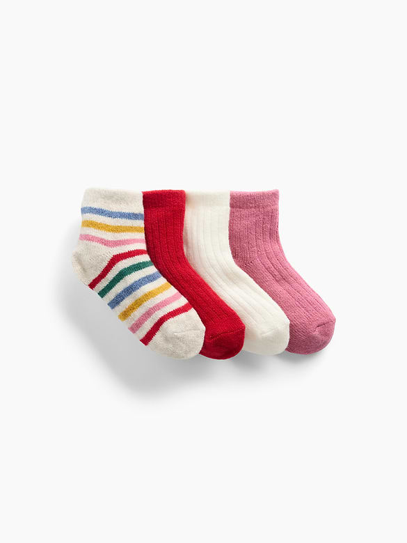 Baby & Toddler CashSoft Crew Socks (4-Pack)