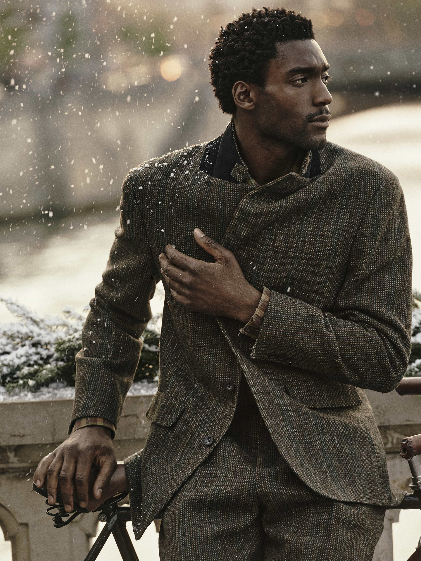 Image 8 of 8, Wool Tweed Suit Jacket