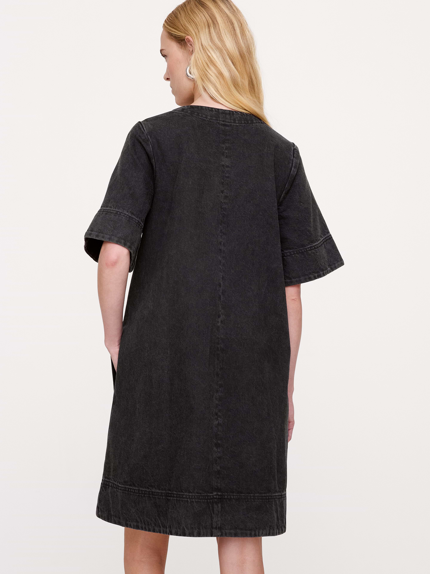 Image 7 of 8, Denim Mini Dress