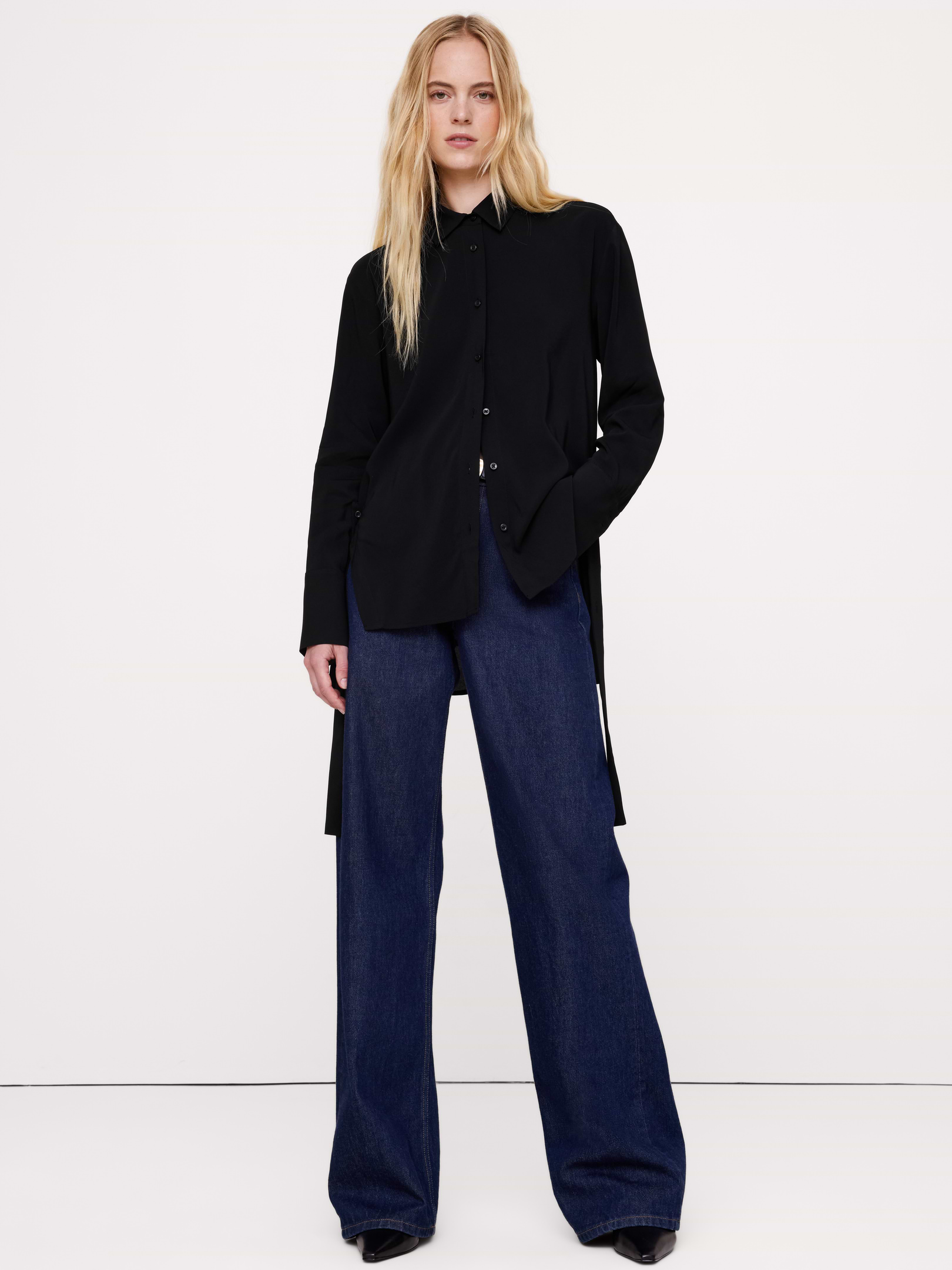 Georgette Tie-Back Blouse