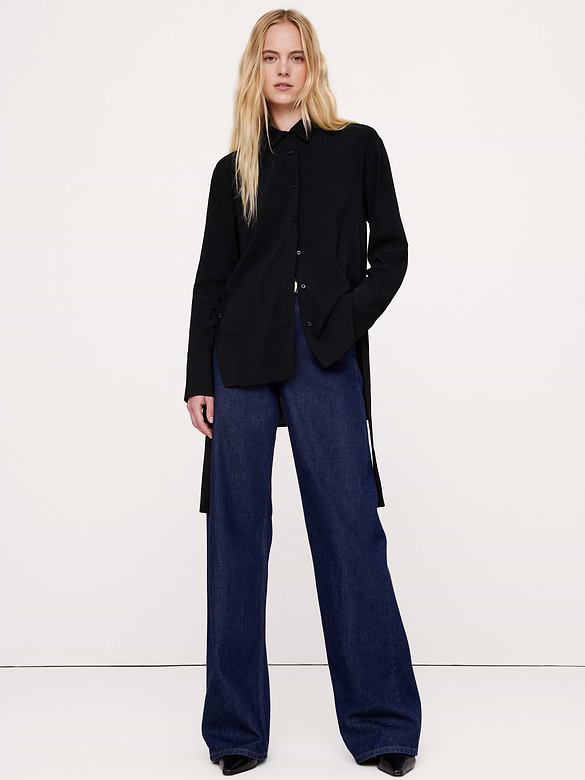 Georgette Tie-Back Blouse