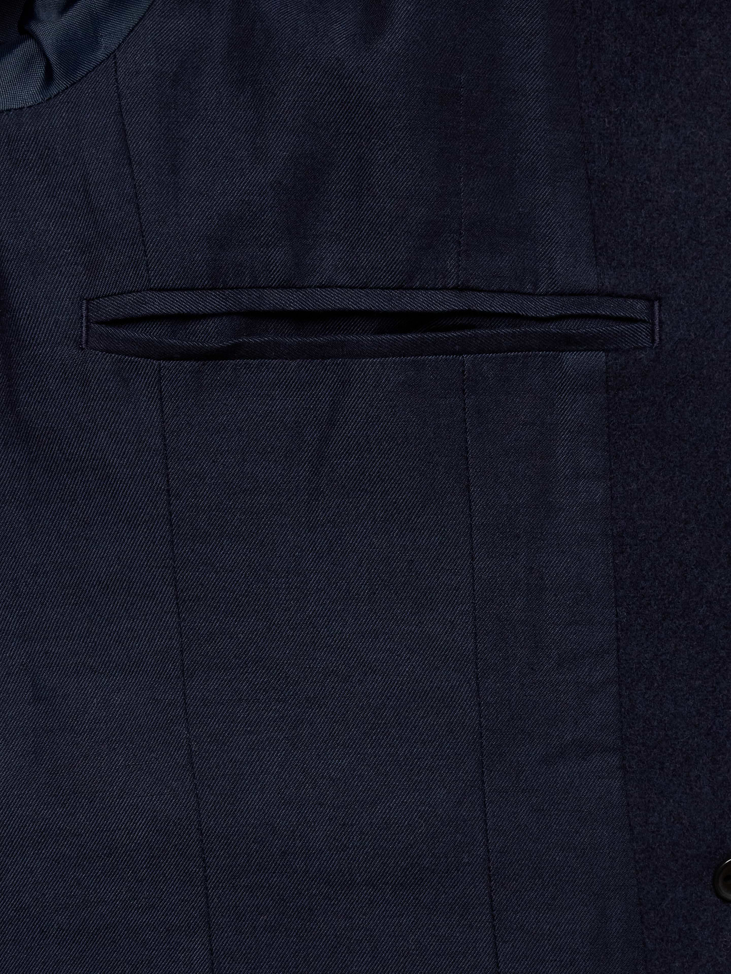 Image 6 of 8, Italian Melton Wool-Blend Peacoat