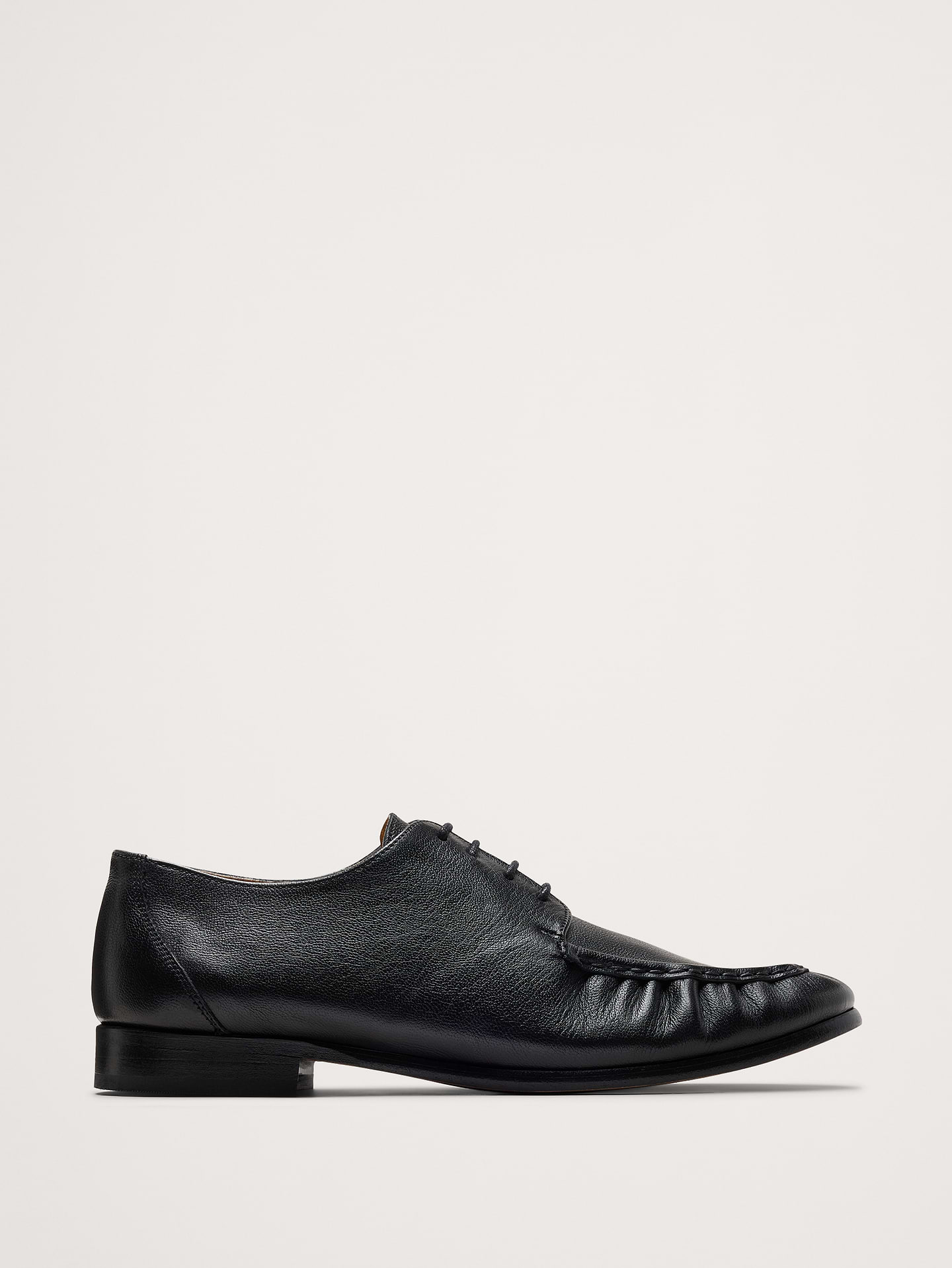 Image 1 of 8, One of the classics. We crafted our moc-toe derby loafer in a beautiful Italian leather, with the gathered seam detail that's made this style a favorite for generations., Leather uppers and leather lining., Premium foam cushioned footbed., Slip-on styling., Made in Portugal., Product #904548