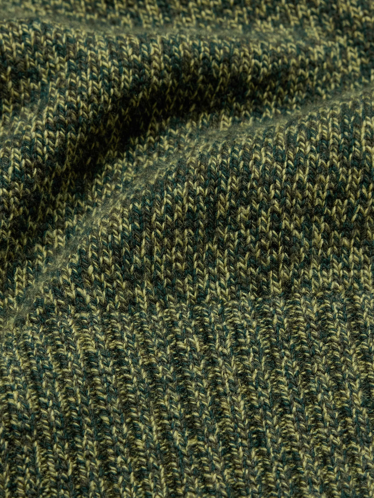 Image 3 of 8, Marled Italian Cotton-Cashmere Crew-Neck Sweater