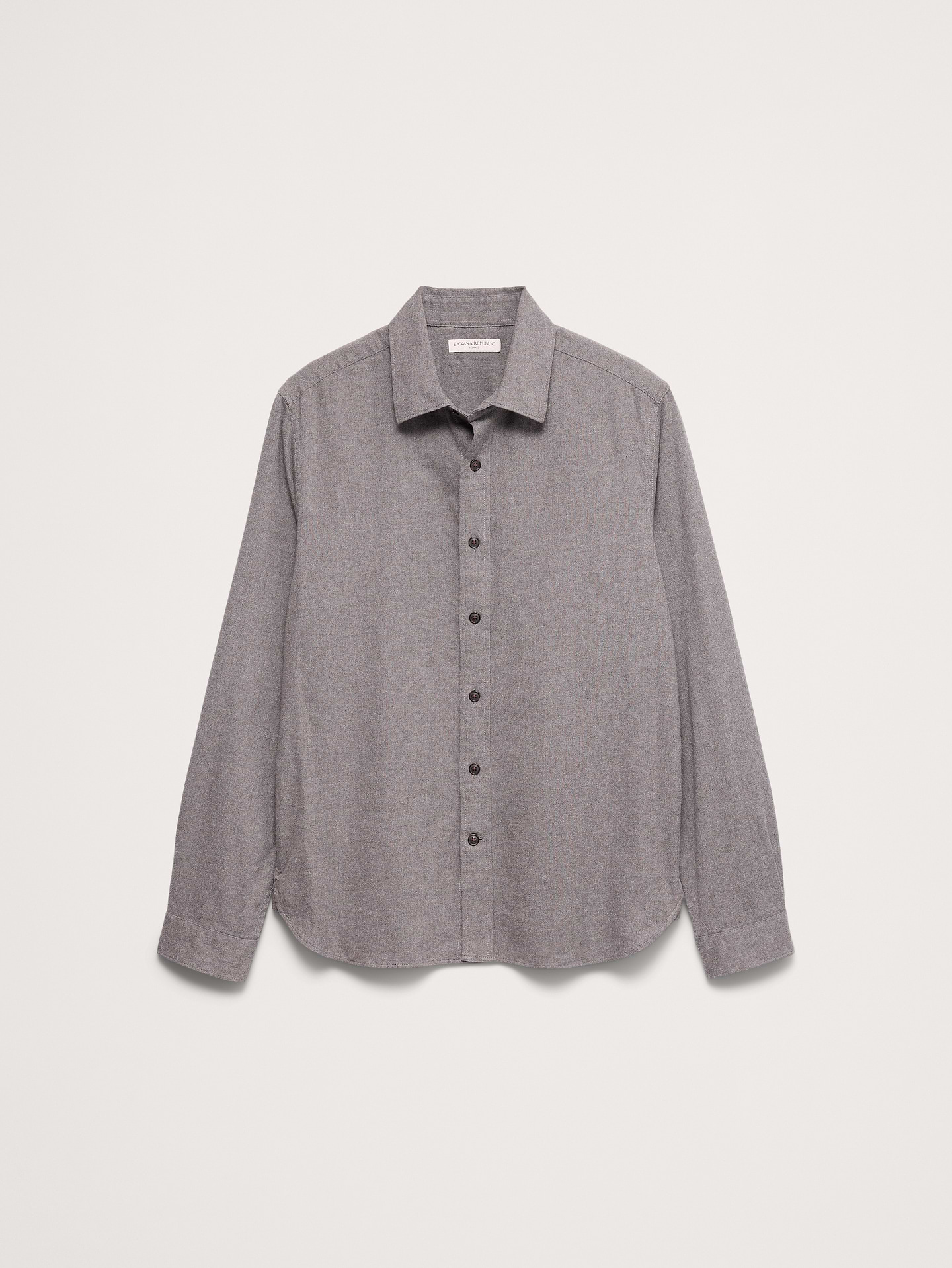 Image 5 of 8, Lightweight Brushed Flannel Shirt