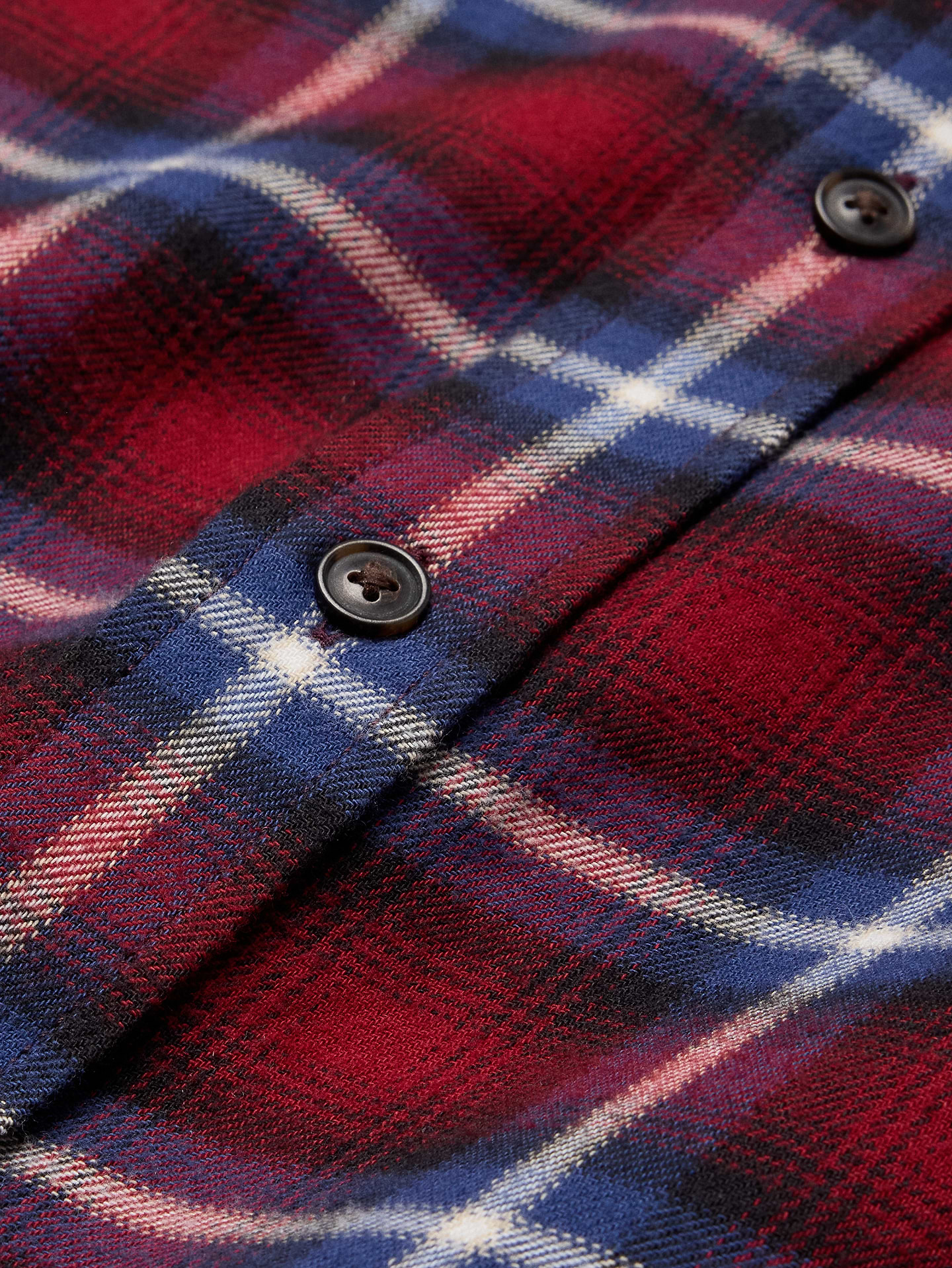 Image 3 of 8, Lightweight Brushed Flannel Shirt