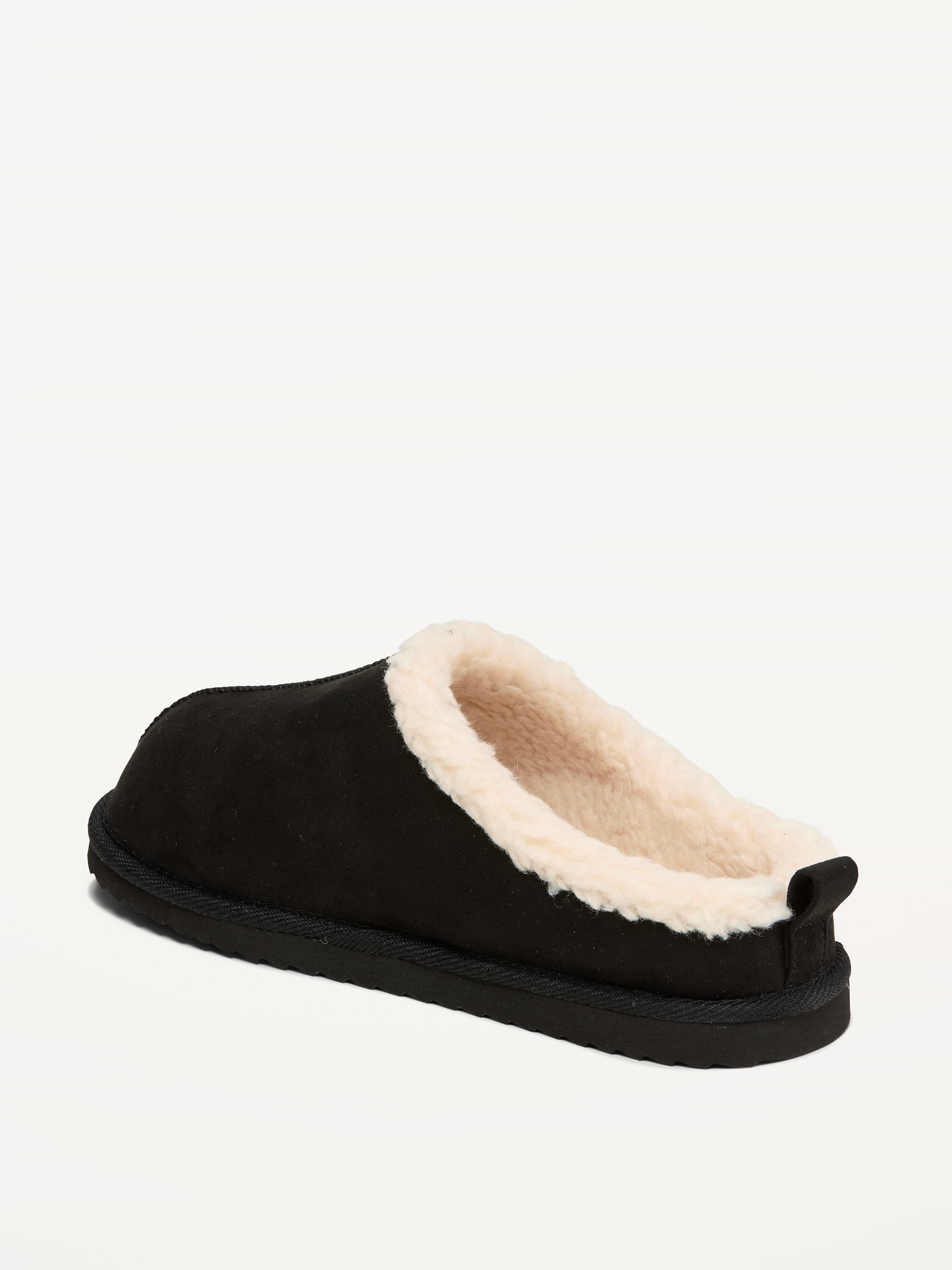 Image 4 of 4, Faux-Suede Mule Slippers for Boys