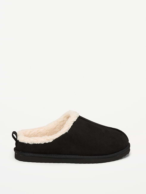Image 3 of 4, Faux-Suede Mule Slippers for Boys