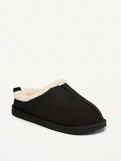 Image 1 of 4, rounded toe box, open mule heel, cushioned foot bed, cozy sherpa lining, Product #1184845