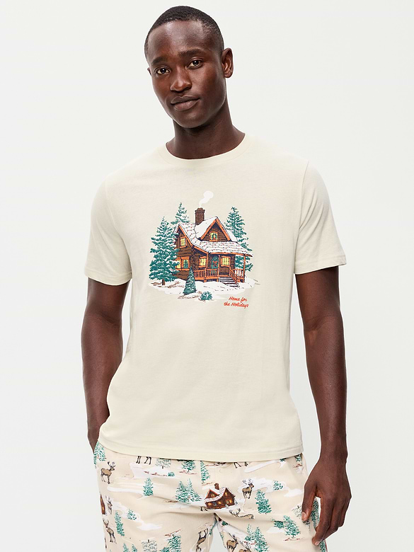 Crew-Neck Graphic T-Shirt