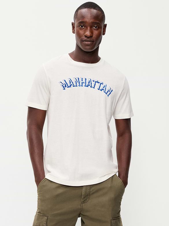 Soft-Washed Crew-Neck Graphic T-Shirt